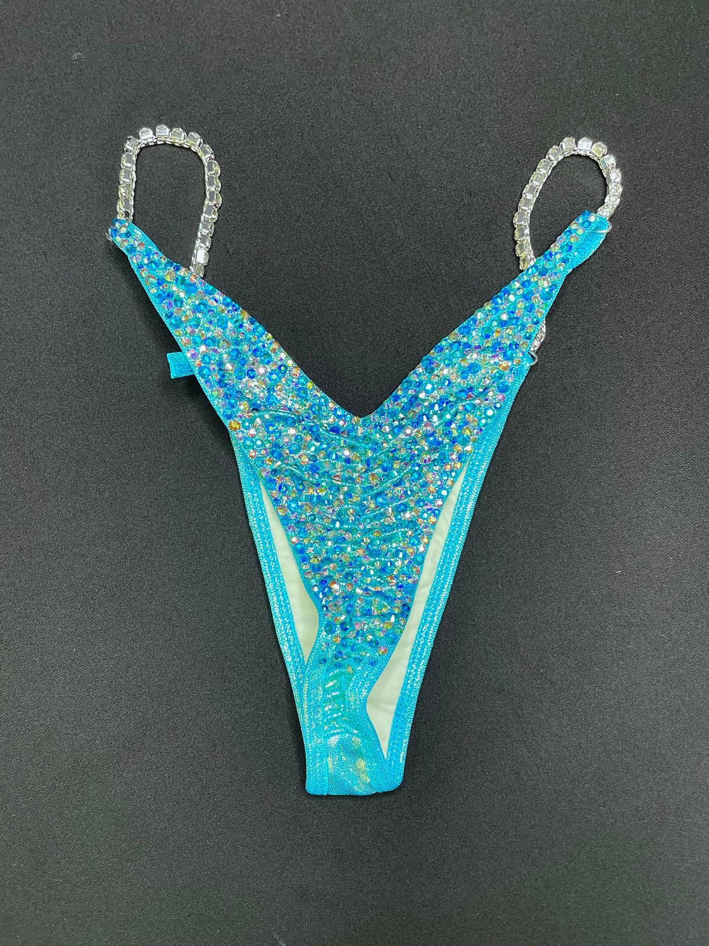 Baby blue AB bikini suit (TN444)