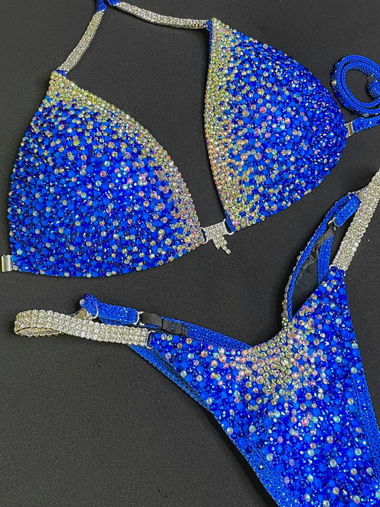 AB blue Ombre bikini suit (TN962)