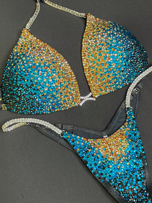 Aquamarine Bikini suit (TN894)