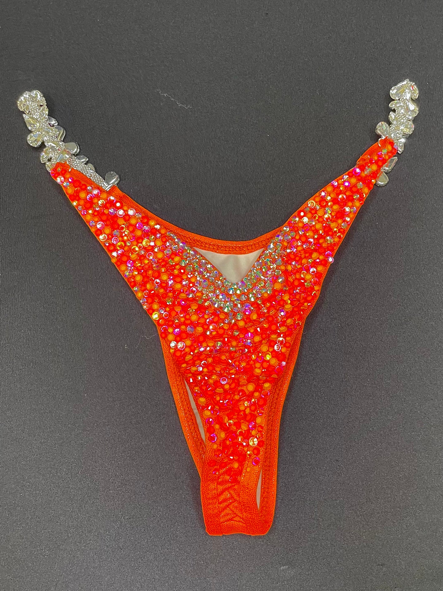 Vivid orange bikini suit (TN951)